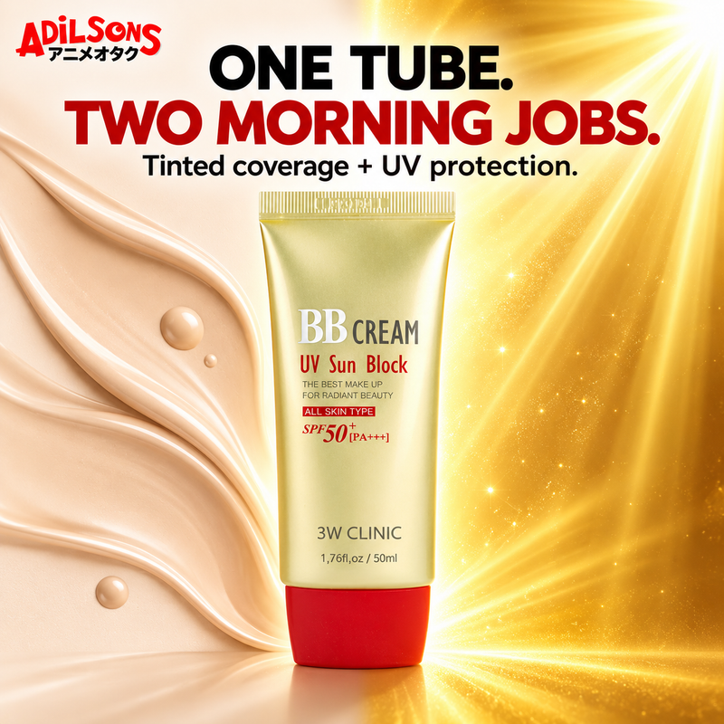 Adilsons Beauty 3W Clinic UV Sun Block BB Cream creative: Purchase for streamlined morning base