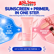 Adilsons sales creative for A'pieu Pure Block Tone-Up Sun Base EX 50ml: Sunscreen + Primer, In One Step.