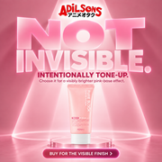 Adilsons sales creative for A'pieu Pure Block Tone-Up Sun Base EX 50ml: Not Invisible. Intentionally Tone-Up.