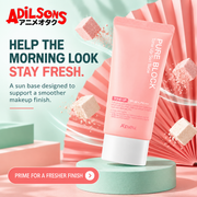 Adilsons sales creative for A'pieu Pure Block Tone-Up Sun Base EX 50ml: Help The Morning Look Stay Fresh.