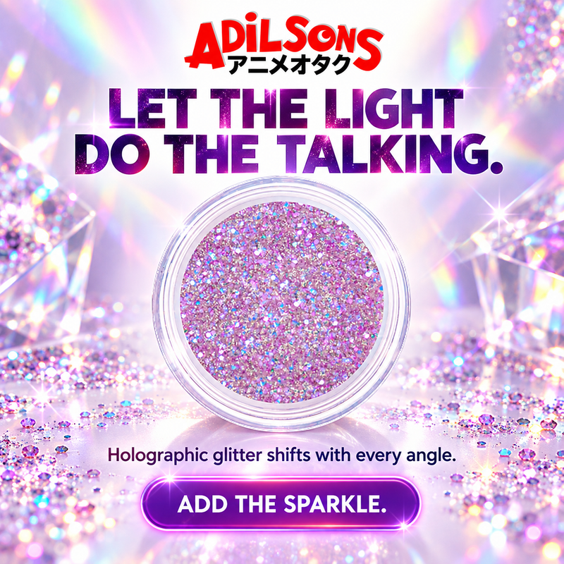 Adilsons creative for Unleashia Get Loose Glitter Gel 4g — LET THE LIGHT DO THE TALKING