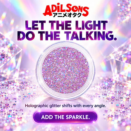 Adilsons creative for Unleashia Get Loose Glitter Gel 4g — LET THE LIGHT DO THE TALKING