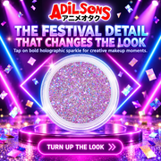 Adilsons creative for Unleashia Get Loose Glitter Gel 4g — THE FESTIVAL DETAIL THAT CHANGES THE LOOK