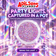 Adilsons creative for Unleashia Get Loose Glitter Gel 4g — PARTY LIGHTS, CAPTURED IN A POT