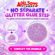Adilsons creative for Unleashia Get Loose Glitter Gel 4g — NO SEPARATE GLITTER GLUE STEP