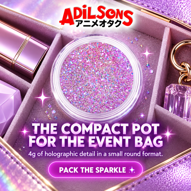 Adilsons creative for Unleashia Get Loose Glitter Gel 4g — THE COMPACT POT FOR THE EVENT BAG