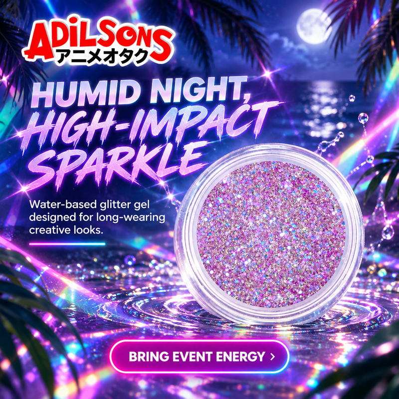 Adilsons creative for Unleashia Get Loose Glitter Gel 4g — HUMID NIGHT, HIGH-IMPACT SPARKLE