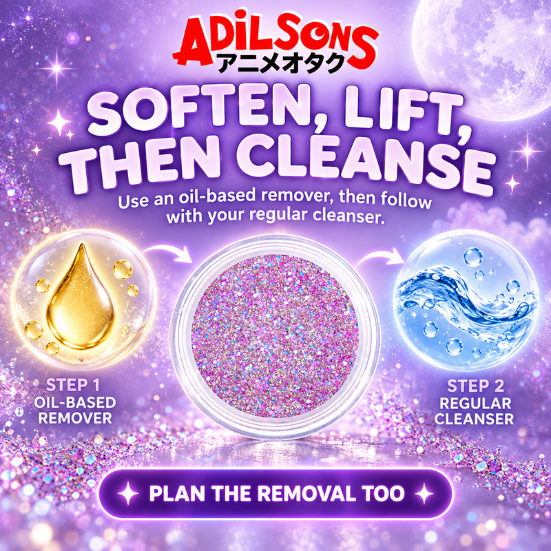 Adilsons creative for Unleashia Get Loose Glitter Gel 4g — SOFTEN, LIFT, THEN CLEANSE