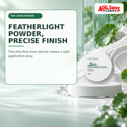 Adilsons Beauty creative for VT Cica No-Sebum Mild Powder 5g — Fine loose texture.