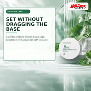 Adilsons Beauty creative for VT Cica No-Sebum Mild Powder 5g — Press application.