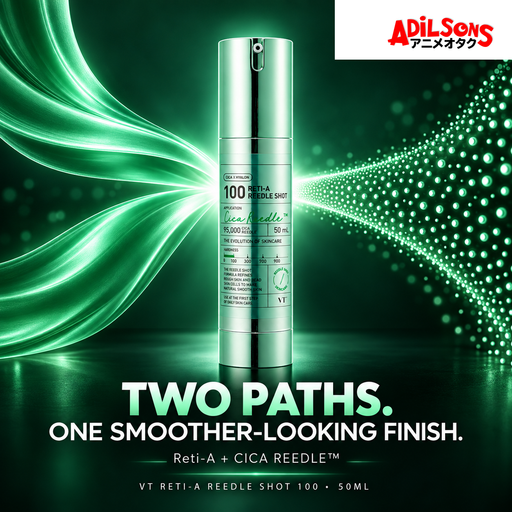 VT Reti-A Reedle Shot 100 50ml creative: TWO PATHS. ONE SMOOTHER-LOOKING FINISH.