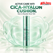 VT Reti-A Reedle Shot 100 50ml creative: ACTIVE CARE WITH A CICA-HYALON CUSHION.