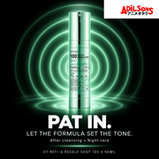 VT Reti-A Reedle Shot 100 50ml creative: PAT IN. LET THE FORMULA SET THE TONE.