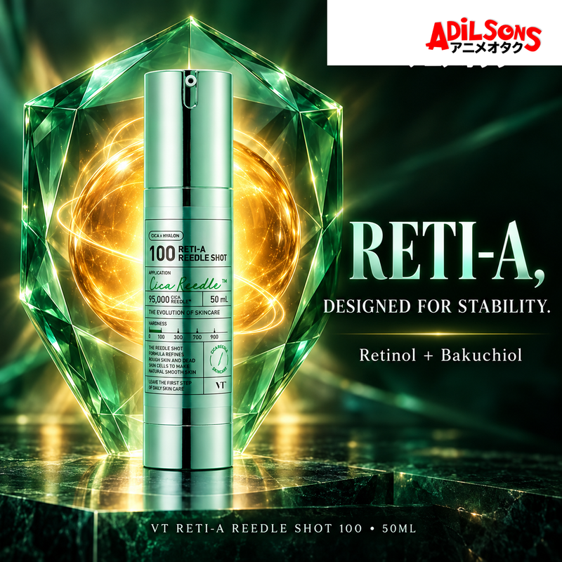 VT Reti-A Reedle Shot 100 50ml creative: RETI-A, DESIGNED FOR STABILITY.