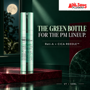VT Reti-A Reedle Shot 100 50ml creative: THE GREEN BOTTLE FOR THE PM LINEUP.
