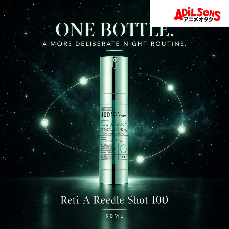 VT Reti-A Reedle Shot 100 50ml creative: ONE BOTTLE. A MORE DELIBERATE NIGHT ROUTINE.