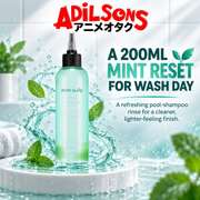Adilsons creative for A'pieu Mint Scalp & Hair Vinegar 200ML — A 200ML MINT RESET FOR WASH DAY