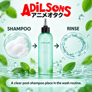 Adilsons creative for A'pieu Mint Scalp & Hair Vinegar 200ML — SHAMPOO → MINT VINEGAR → RINSE