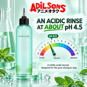 Adilsons creative for A'pieu Mint Scalp & Hair Vinegar 200ML — AN ACIDIC RINSE AT ABOUT pH 4.5