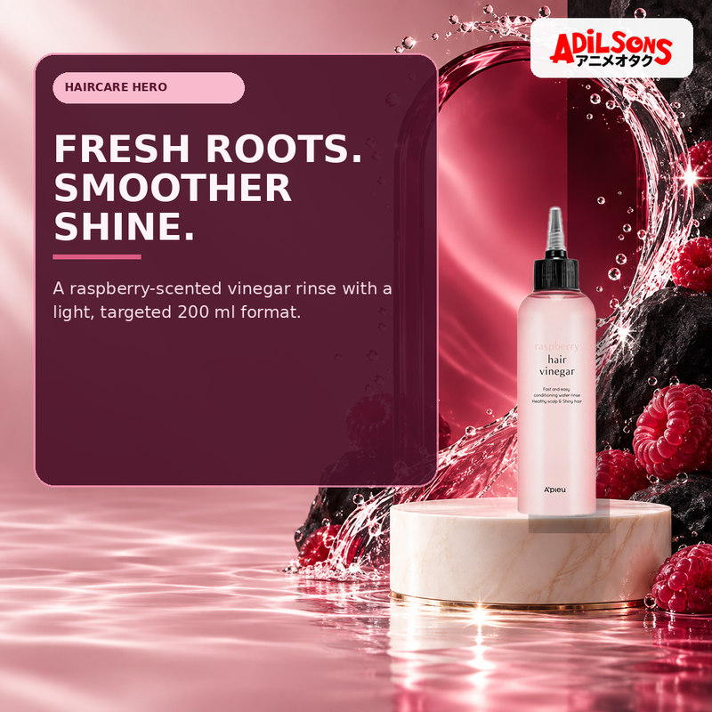 Adilsons Beauty creative for A'pieu Raspberry Hair Vinegar 200ml — Hero purchase case.