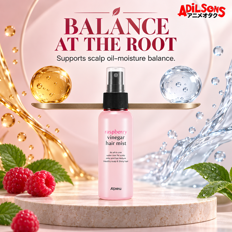Adilsons Beauty A'pieu Raspberry Vinegar Hair Mist creative: Purchase for scalp oil-moisture balance support