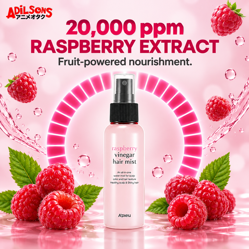 Adilsons Beauty A'pieu Raspberry Vinegar Hair Mist creative: Purchase for exact raspberry extract concentration