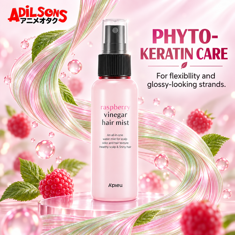 Adilsons Beauty A'pieu Raspberry Vinegar Hair Mist creative: Purchase for phytokeratin formula