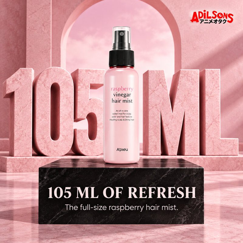 Adilsons Beauty A'pieu Raspberry Vinegar Hair Mist creative: Purchase for exact 105ml size