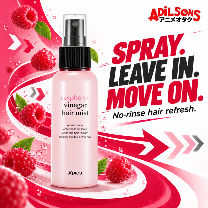 Adilsons Beauty A'pieu Raspberry Vinegar Hair Mist creative: Purchase for leave-in convenience