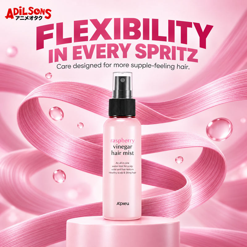 Adilsons Beauty A'pieu Raspberry Vinegar Hair Mist creative: Purchase for hair flexibility support