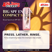 A'pieu Raspberry Vinegar Hair Shampoo 500ml — Press. Lather. Rinse. — Adilsons