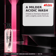 A'pieu Raspberry Vinegar Hair Shampoo 500ml — A Milder Acidic Wash — Adilsons