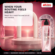 A'pieu Raspberry Vinegar Hair Shampoo 500ml — When Your Routine Feels Heavy — Adilsons