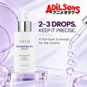 TIRTIR Niacinamide 20% Serum 30 ml creative: 2–3 drop precision