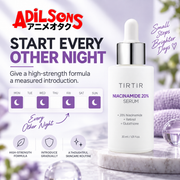 TIRTIR Niacinamide 20% Serum 30 ml creative: every-other-night introduction