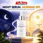 TIRTIR Niacinamide 20% Serum 30 ml creative: night serum and morning SPF pairing