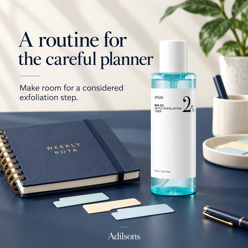 Anua BHA 2% Gentle Exfoliating Toner — A routine for the careful planner