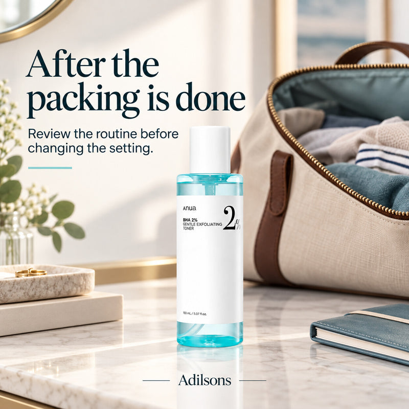 Anua BHA 2% Gentle Exfoliating Toner — After the packing is done