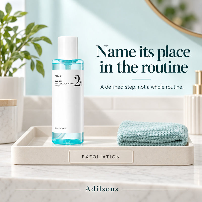 Anua BHA 2% Gentle Exfoliating Toner — Name its place in the routine