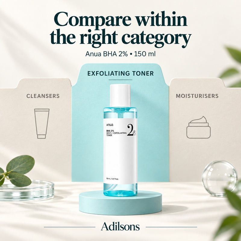 Anua BHA 2% Gentle Exfoliating Toner — Compare within the right category