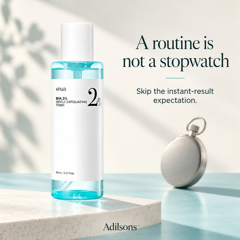 Anua BHA 2% Gentle Exfoliating Toner — A routine is not a stopwatch