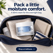 Anua Birch Moisture Boosting Cream 50ml — Pack a little moisture comfort. A 50ml cream for the overnight bag.