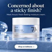 Anua Birch Moisture Boosting Cream 50ml — Concerned about a sticky finish? Meet Anua's fresh-feeling moisture cream.