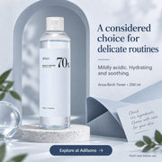 Anua Birch Moisture Boosting Toner 250ml — A considered choice for delicate routines