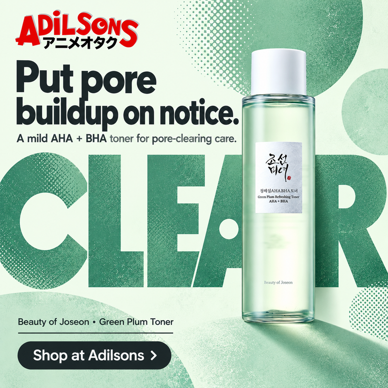 Beauty of Joseon Green Plum Toner — Adilsons creative 3: Put pore buildup on notice.