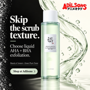 Beauty of Joseon Green Plum Toner — Adilsons creative 7: Skip the scrub texture.
