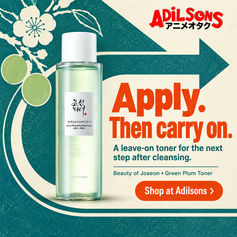 Beauty of Joseon Green Plum Toner — Adilsons creative 9: Apply. Then carry on.