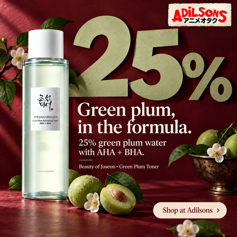 Beauty of Joseon Green Plum Toner — Adilsons creative 10: Green plum, in the formula.