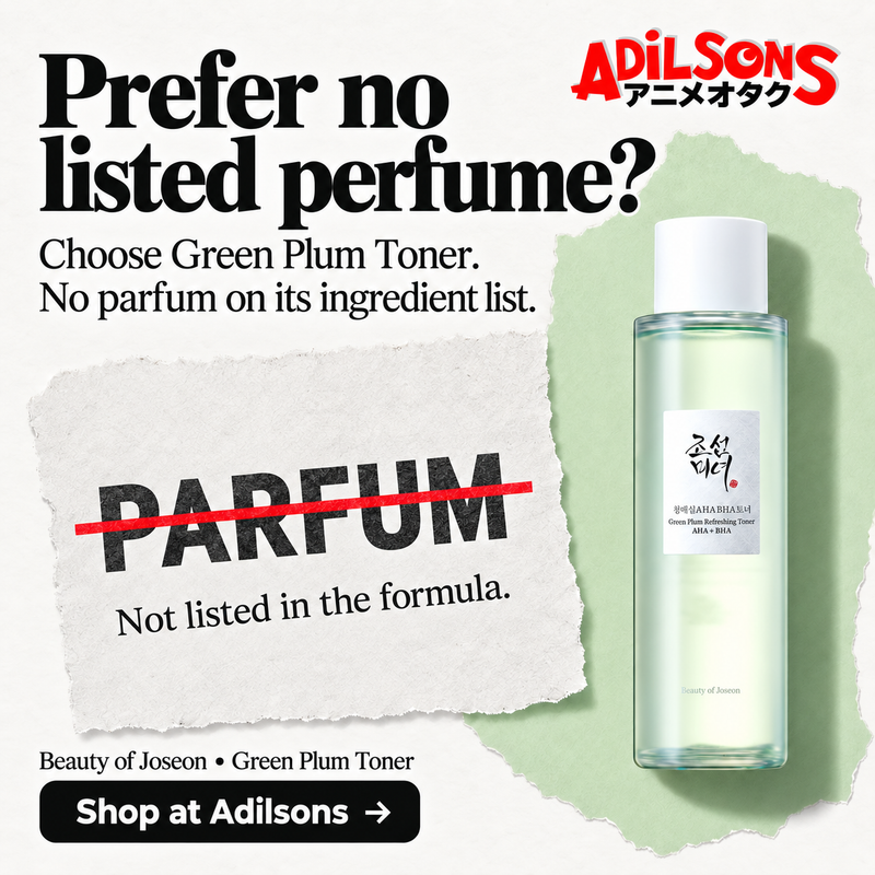 Beauty of Joseon Green Plum Toner — Adilsons creative 16: Prefer no listed perfume?