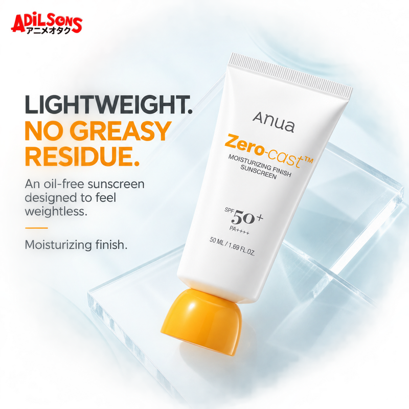 Anua Zero-Cast Moisturizing Finish Sunscreen SPF50+ PA++++ 50ml creative 9 of 20